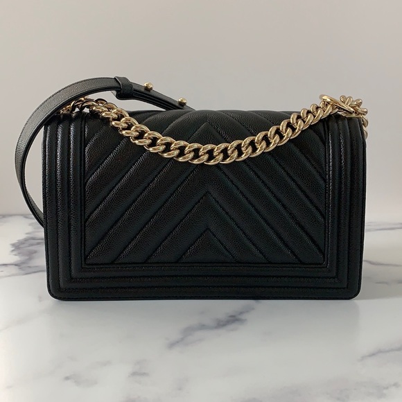 Chanel Chevron Boy Bag - Picture 3 of 10